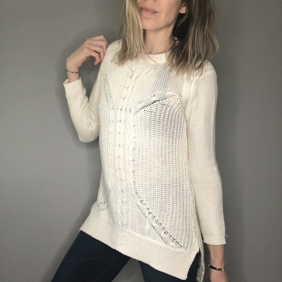 Zara Sweaters - Zara Chinky Knit High Low Sweater
